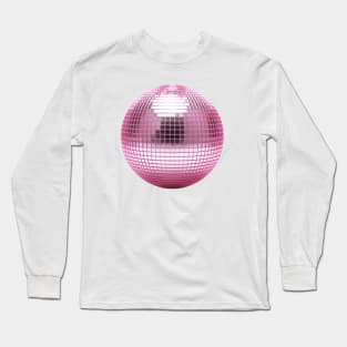 Pink Disco ball Long Sleeve T-Shirt